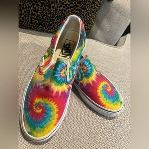 Vans Asher Tie Dye Sneakers SZ 8 W